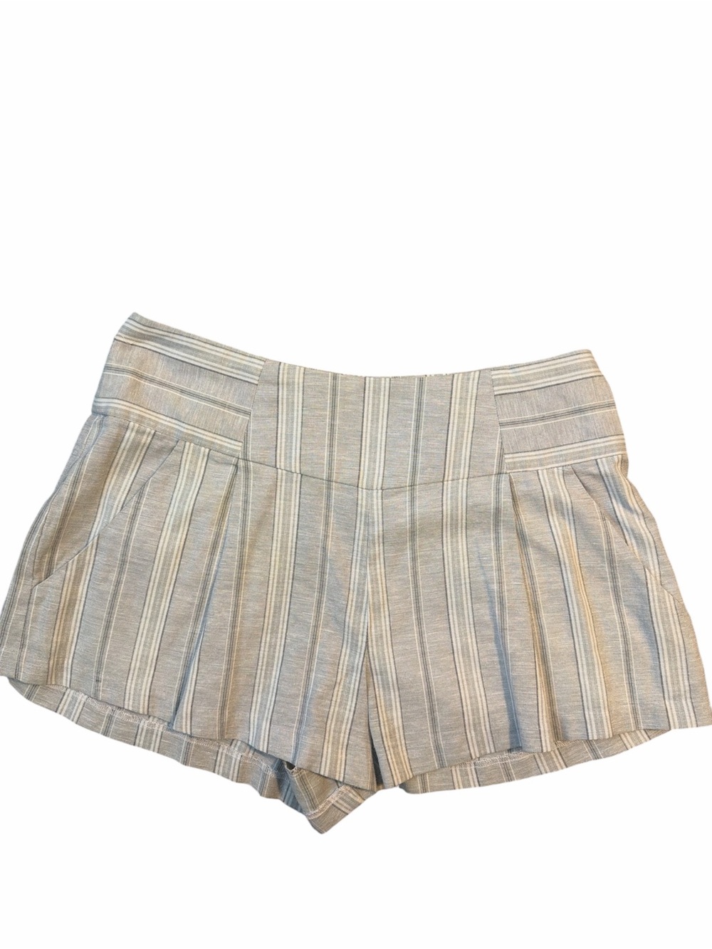 Free People stripes linen XS shorts